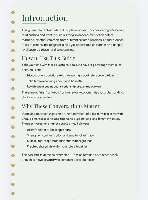 The Intercultural Relationship Workbook